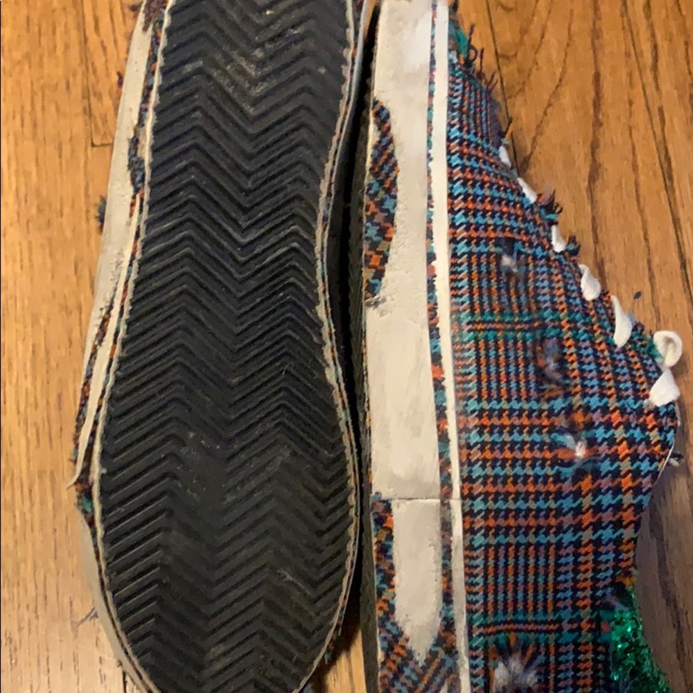 Tartan plaid Golden Goose sneakers - Picture 8 of 9